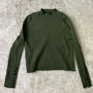 Forever21+ Ribbed Mockneck